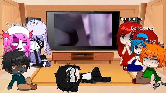 🌺✨реакция персонажей Friday Night Funkin на анимации🌺✨