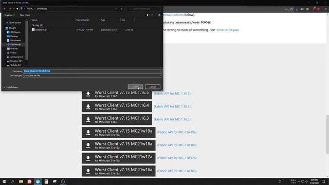 Wurst Client with Optifine | 1.16.5 Minecraft Tutorial смотреть онлайн