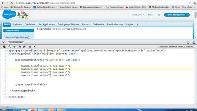 How to Export Data into Excel using Visualforce смотреть онлайн