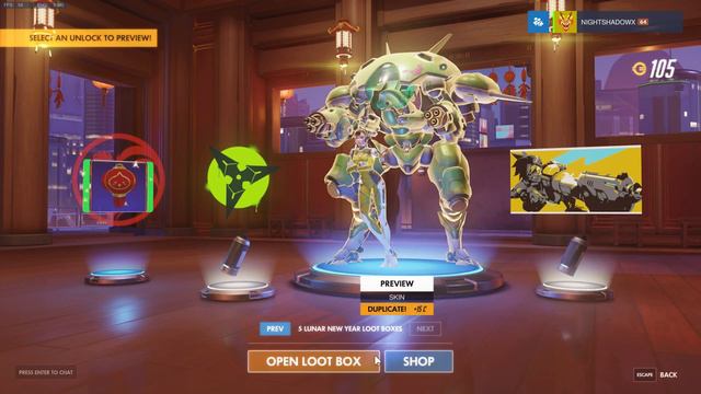 Overwatch - 10 Lunar New Year Loot Boxes Opening! | Lets See What We Get! Part 27 смотреть онлайн