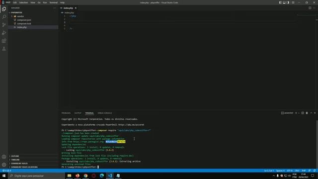 Instalando e configurando PHPSniffer com VSCode смотреть онлайн