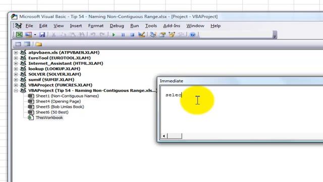 How to Name a Large Range of Non-contiguous Cells in Excel смотреть онлайн