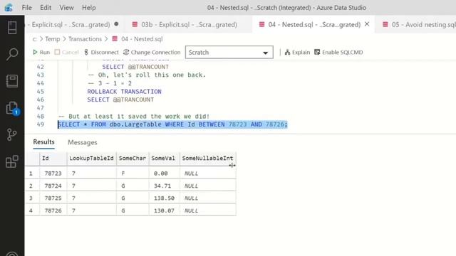Transaction Modes in SQL Server смотреть онлайн
