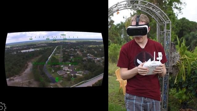Using GEAR VR to pilot a PHANTOM 3 Drone смотреть онлайн