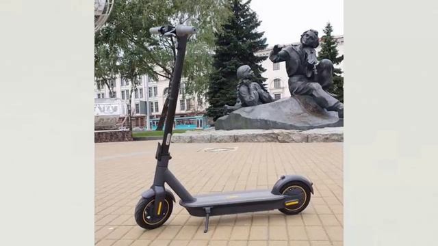 Отзыв от любителя самокатов на электро самокат большой грузоперевозки Ninebot KickScooter Max смотреть онлайн
