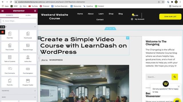 How to Display the Last Updated Date of Your Posts in WordPress with Elementor смотреть онлайн