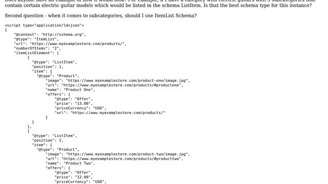 Webmasters: Schema markup for product categories and subcategories - how to? смотреть онлайн