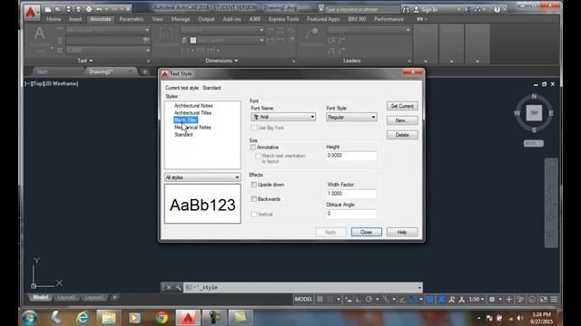 AutoCAD I 09-12 Changing Renaming and Deleting Text Styles смотреть онлайн