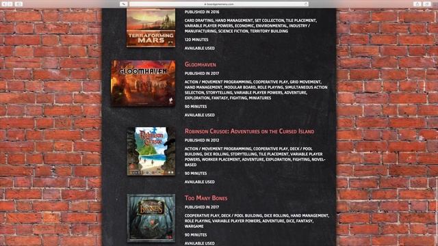 [BG-LifeHack-3] Как выбрать настольную игру на вечер из большой коллекции