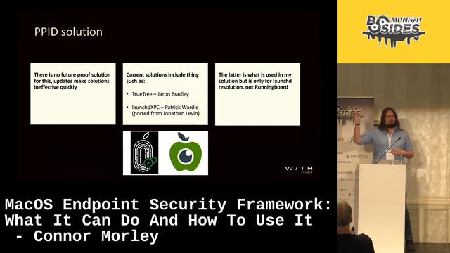 MacOS Endpoint Security Framework: What It Can Do And How To Use It - Connor Morley смотреть онлайн
