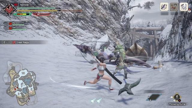 Monster Hunter Rise - Capturing Great Baggi смотреть онлайн