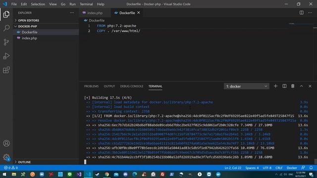 PHP ใน Docker container ทำยังไง? (Dockerfile) смотреть онлайн