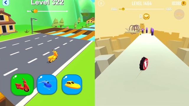 Satisfying Mobile Games Ball Run 2048, Long Neck Run All Levels Android iOS Gameplay смотреть онлайн