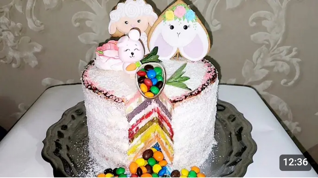 ТОРТ РАДУЖНОЕ СЧАСТЬЕ.🍰🎂🌈 смотреть онлайн