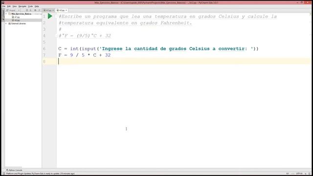 #12 [Python] – Grados Celsius (centígrados) a Fahrenheit смотреть онлайн