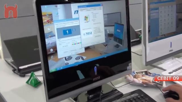 MSI AP 1900 Cebit 2009 handson смотреть онлайн