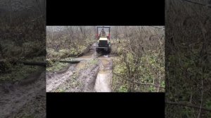 Самодельный гусеничный трактор ,обзор и тест драйв