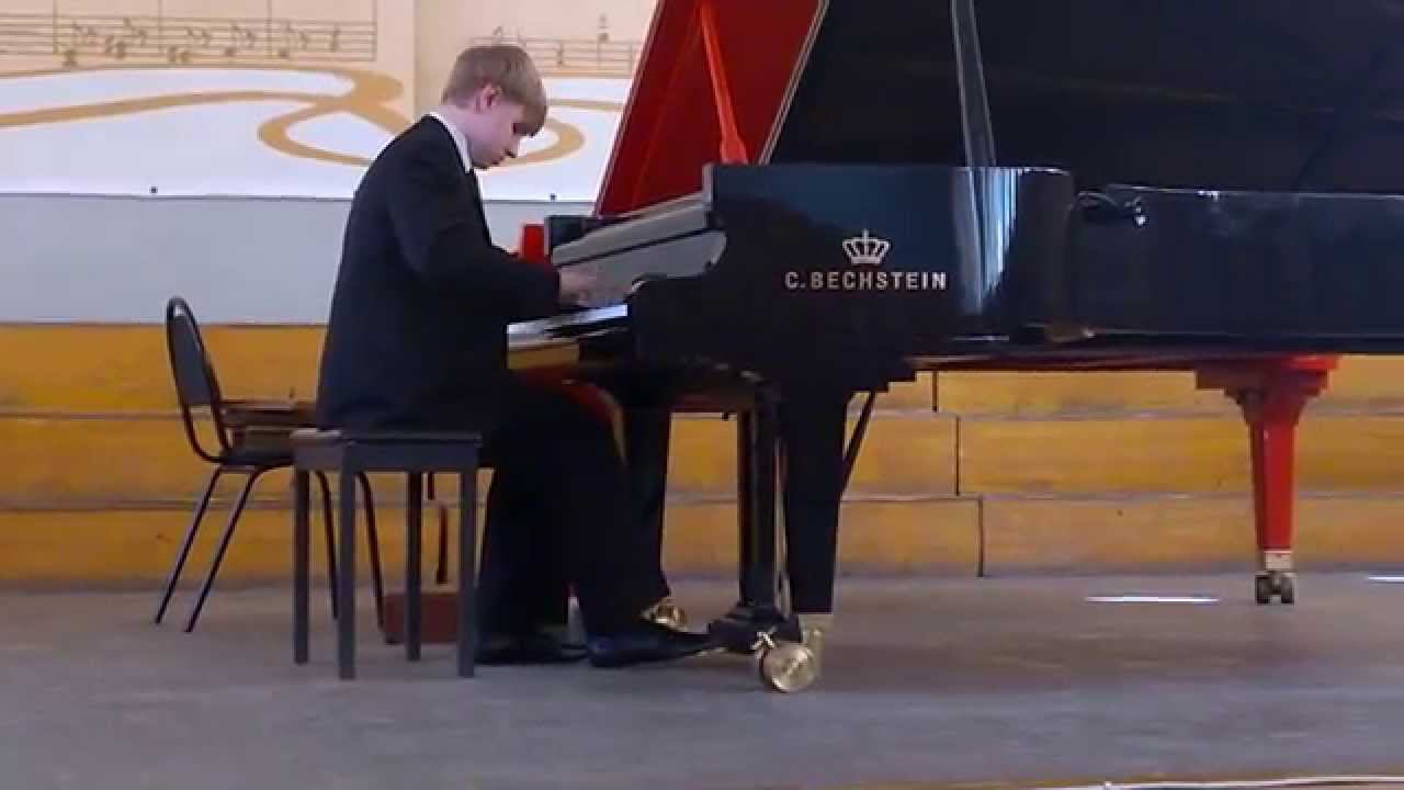 Л Бетховен Соната №1, 1 часть (Георгий Дороднов, 14 лет) смотреть онлайн