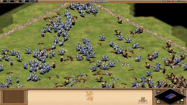 ◀ Age Of Empires II - 400 Elite Mangudai vs 400 Paladins смотреть онлайн