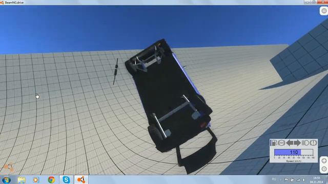 BeamNG DRIVE покатушки с горки смотреть онлайн