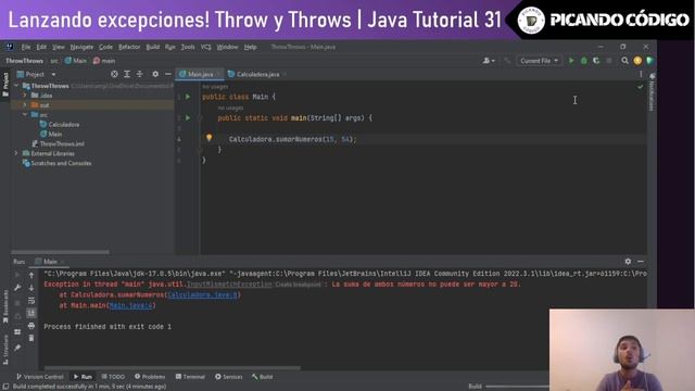 ¡? Descubre el poder de Throw y Throws en Java! ?? | Java POO 31 ? смотреть онлайн