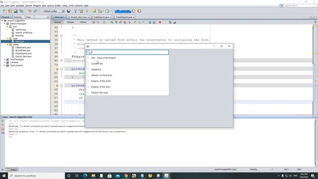 Java - Search Suggestions Drop Down List смотреть онлайн