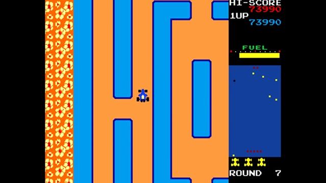 Arcade Longplay - New Rally-X (1981) Namco смотреть онлайн