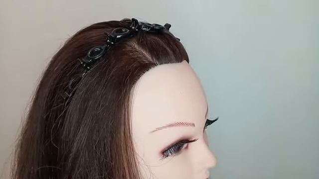 Ободок с заколками/с зажимами/для волос/для прически смотреть онлайн