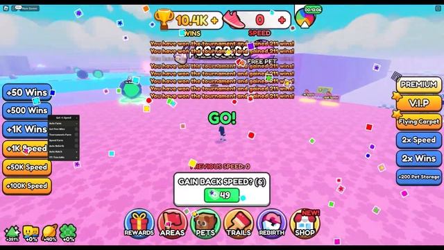 [UGC LIMITED] Roblox Every Second Get +1 Speed Script - Infinite Wins / Speed смотреть онлайн