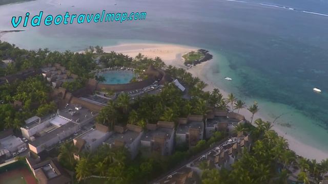 Aerial Vision of the Veranda Palmar Beach Hotel ⭐⭐⭐⭐ Mauritius смотреть онлайн
