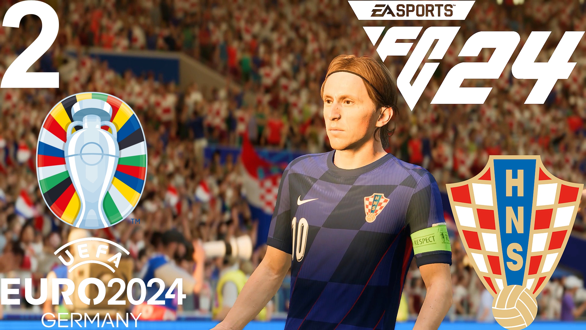 FC 24 КАРЬЕРА ЗА ХОРВАТИЮ #2 - МОДРИЧ СО СБОРНОЙ ХОРВАТИЕЙ ШУМИТ В ПЛЕЙ-ОФФ ЕВРО!!!