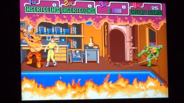 NINJA TURTLES Classic Arcade Game Arcade1up Cabinet Unboxing смотреть онлайн