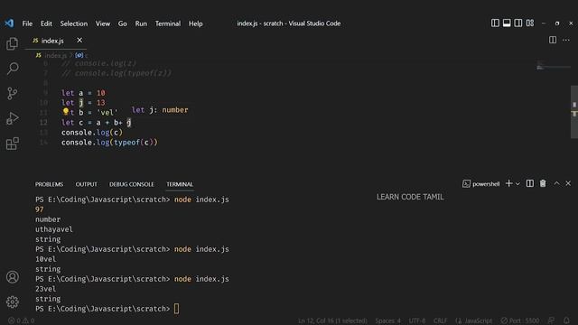 javascript numbers in tamil - part 1 | numbers in javascript in tamil | javascript tutorial in tami смотреть онлайн