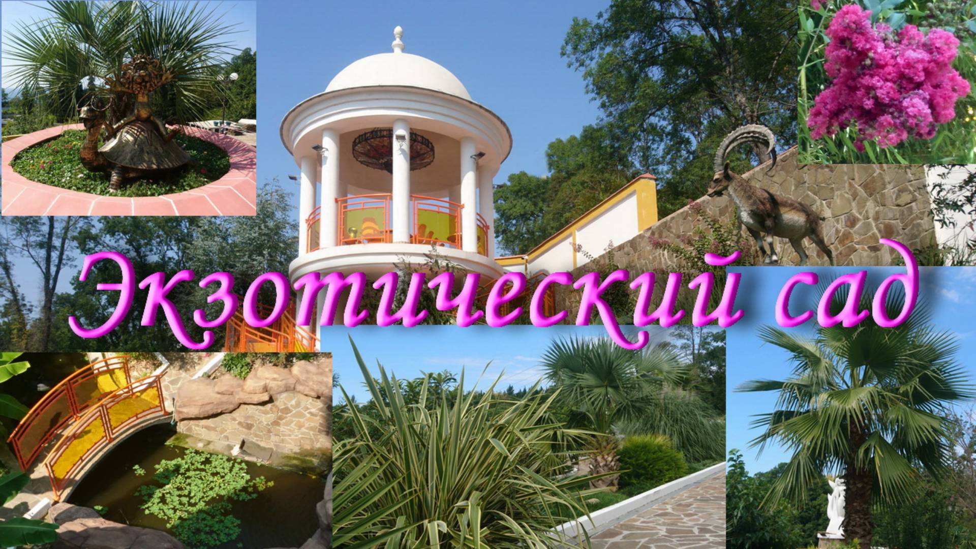 Красивый сад на горной местности / Якорная Щель - Большой Сочи смотреть онлайн