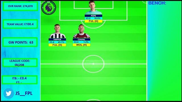 FPL 2022/23- GW9 TEAM SELECTION | JS FPL смотреть онлайн