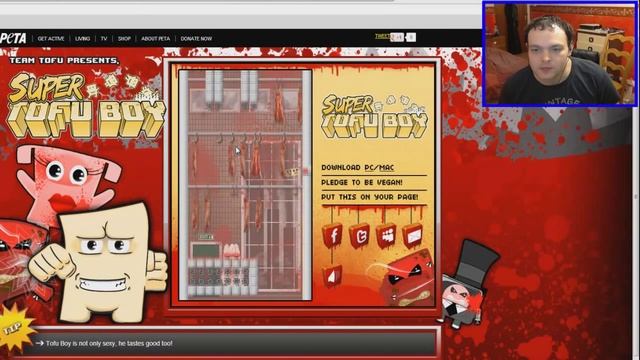 Super Tofu Boy While Eating Meat!!! смотреть онлайн