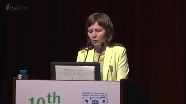 Tatiana Gindina (Russia), SIOP Asia 2016– Impact Of Cytogenetic Evolution On Outcome Of Allogeneic