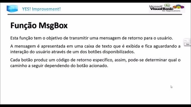 VBA Avançado - 13 InputBox e MsgBox смотреть онлайн