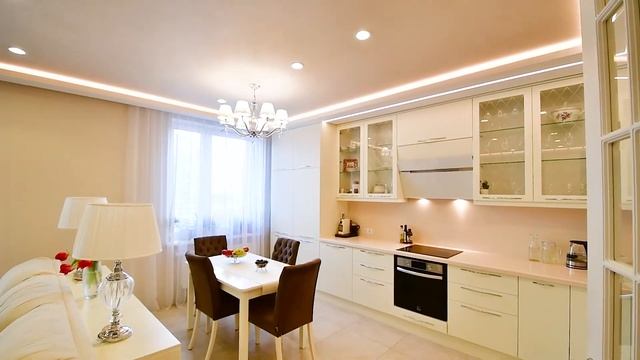 Роскошная кухня из МДФ — недорого и практично! смотреть онлайн