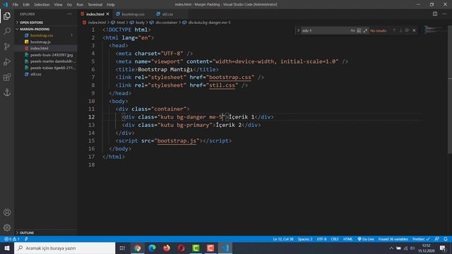 Bootstrap Margin ve Padding Detayları - Bootstrap 5 ile Responsive Tasarım Dersleri 2020 смотреть онлайн