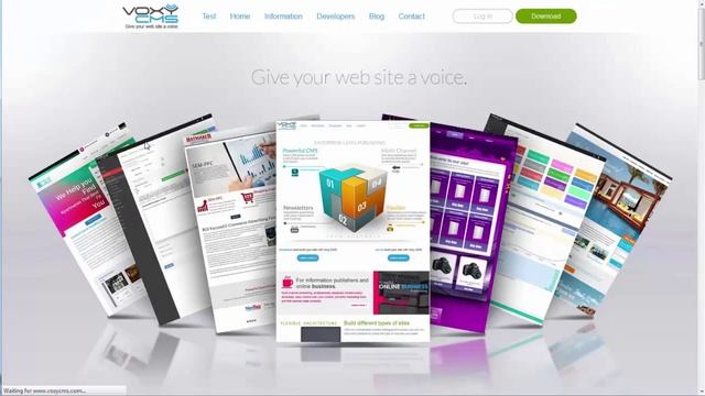 Adding a new page using Voxy CMS смотреть онлайн