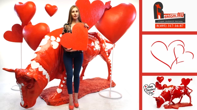 День святого Валентина ❤️ Лучшие идеи оформления ФОТОЗОНЫ ❤️ Студия объемной рекламы REKLAM.RU