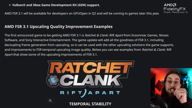 AMD FSR 3.1 Announced!! Upscaling Improvements, Frame Generation Decoupled & More!! смотреть онлайн