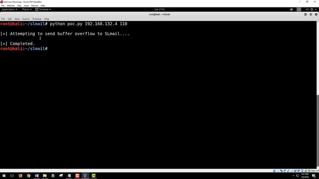 SLmail Buffer Overflow Exploit Development with Kali Linux смотреть онлайн