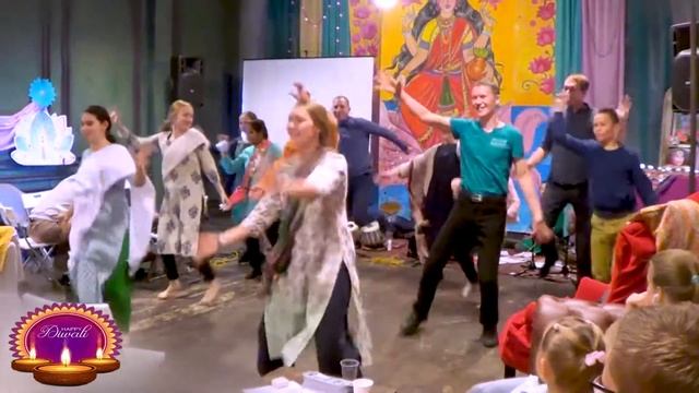 Танец Bhangra. Фестиваль Дивали в Москве. 16.11.2020 (Diwali in Moscow) смотреть онлайн