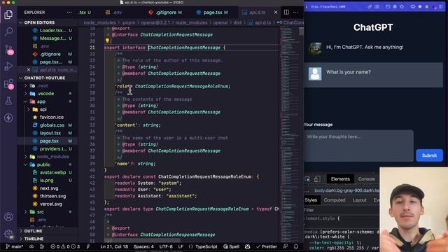 Création de NOTRE ChatGPT avec React - Tutoriel (Next.js 13, Tailwind, CSS, TypeScript) смотреть онлайн