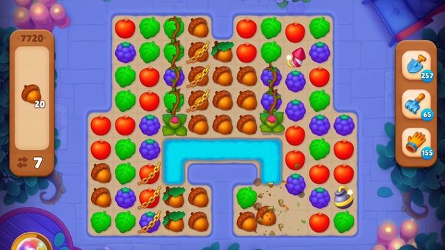 GardenScapes Level 7720 no boosters смотреть онлайн