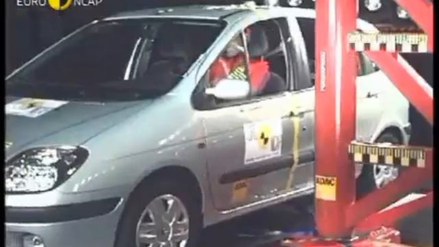 Краш тест Renault Scenic 2001 (E-NCAP ADAC) смотреть онлайн