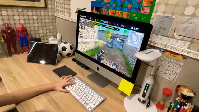 Мой первый IMac 21,5”. Пробую играть в CodeOfWar смотреть онлайн