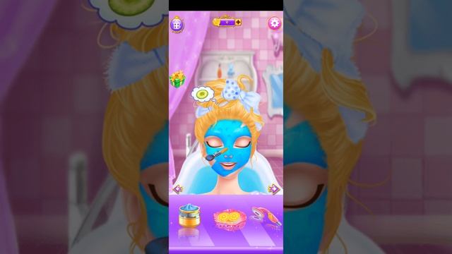 Long Hair Beauty Princess Makeup Party Game #makeup #fashionable #games #kidsgame #babygame #spa смотреть онлайн